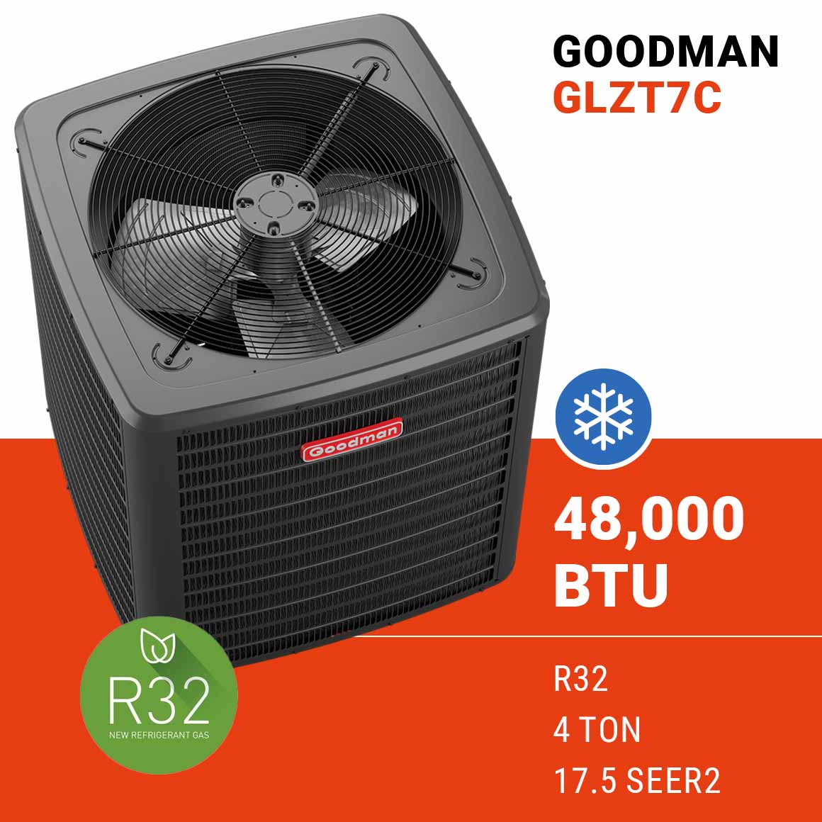 Goodman GLZT7CA4810A Heat Pump