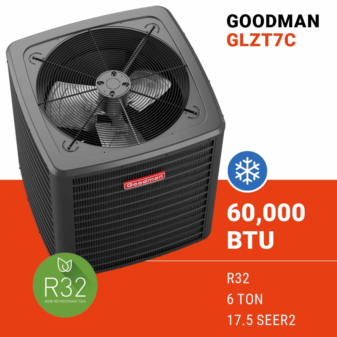 Goodman GLZT7CA6010A Heat Pump